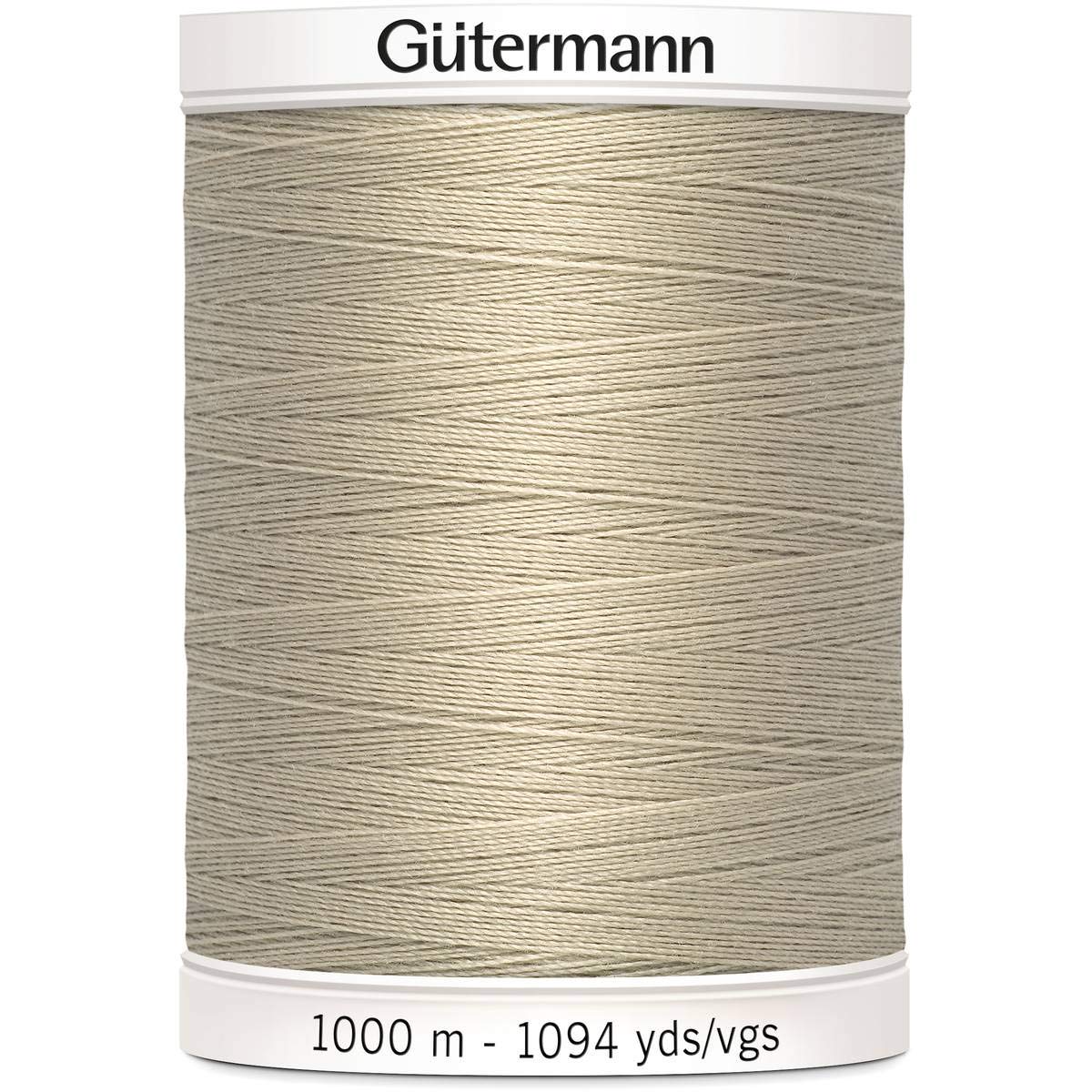 Gütermann Sew All Polyester Thread, 1000Mtr, Beige Bone (0722), 5.5 x 4 x 4 cm