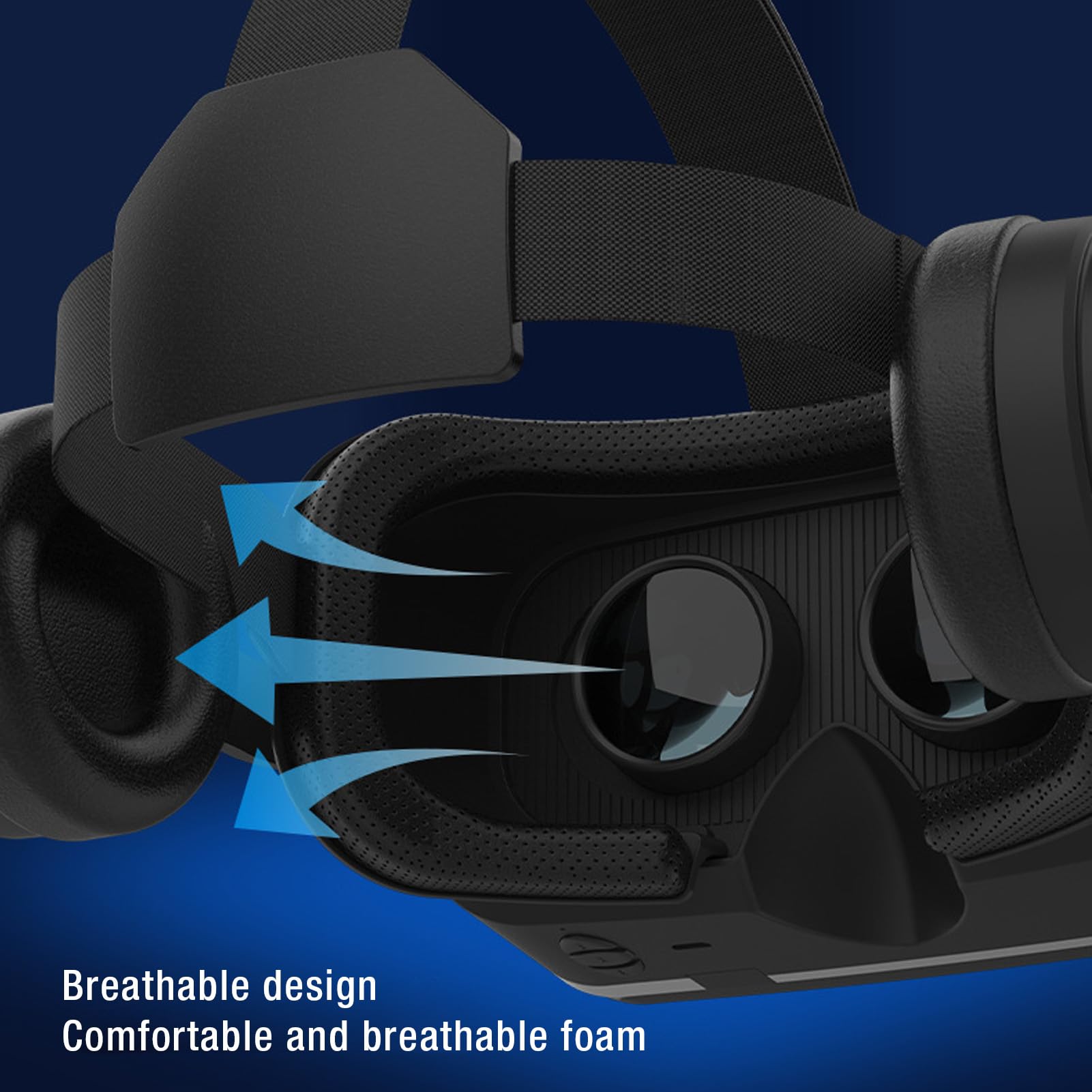Annadue Cuffie 3D VR per Telefoni Cellulari, Cuffie per realtà Virtuale