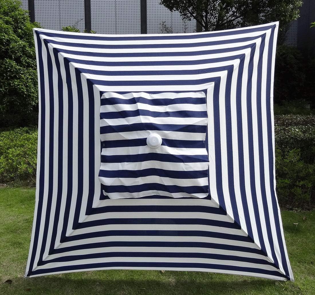 LSLYTQ Outdoor Patio Offset Market Umbrellas Outdoor Garden Parasols Parasols Square Patio Umbrella, Garden Table Umbrella For Outdoor Yard, Beach Commercial Event Market, Swimming Pool, Black And