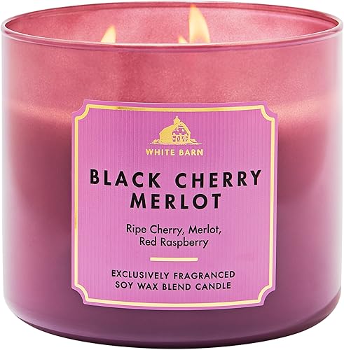 Bath and Body Works Black Cherry Merlot - Vela perfumada