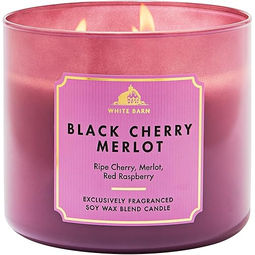 Bath & Body Works Black Cherry Merlot 3-Wick Candle