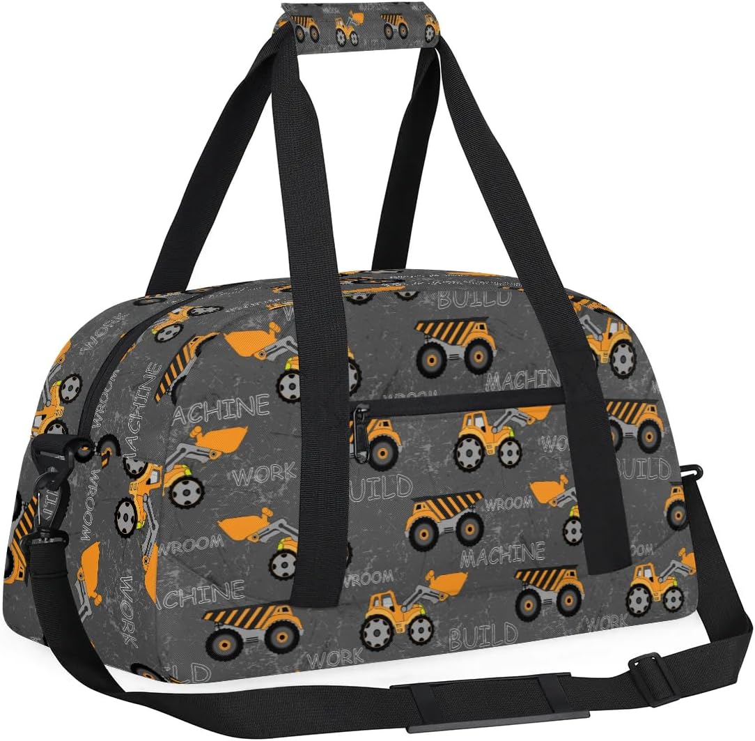 Spiders Web Kids Overnight Duffel Bags Travel Sports Gym Bags for Boy Gothic Waterproof Weekender Sleepover Bag Portable Carry on Tote Bag