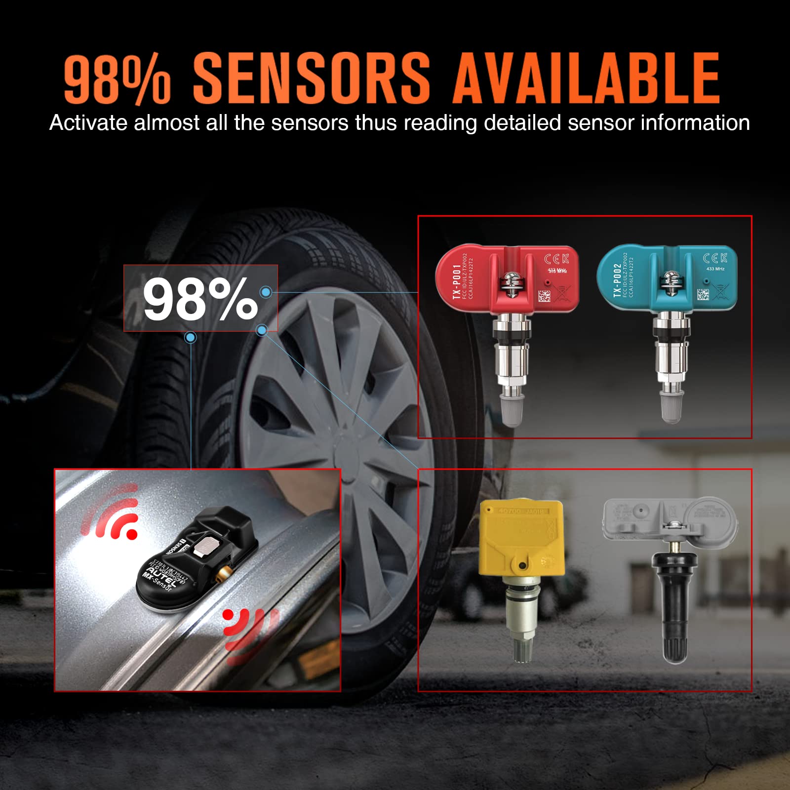 Autel TPMS Relearn Tool TS408, 2022 Upgraded of Autel MaxiTPMS TS401