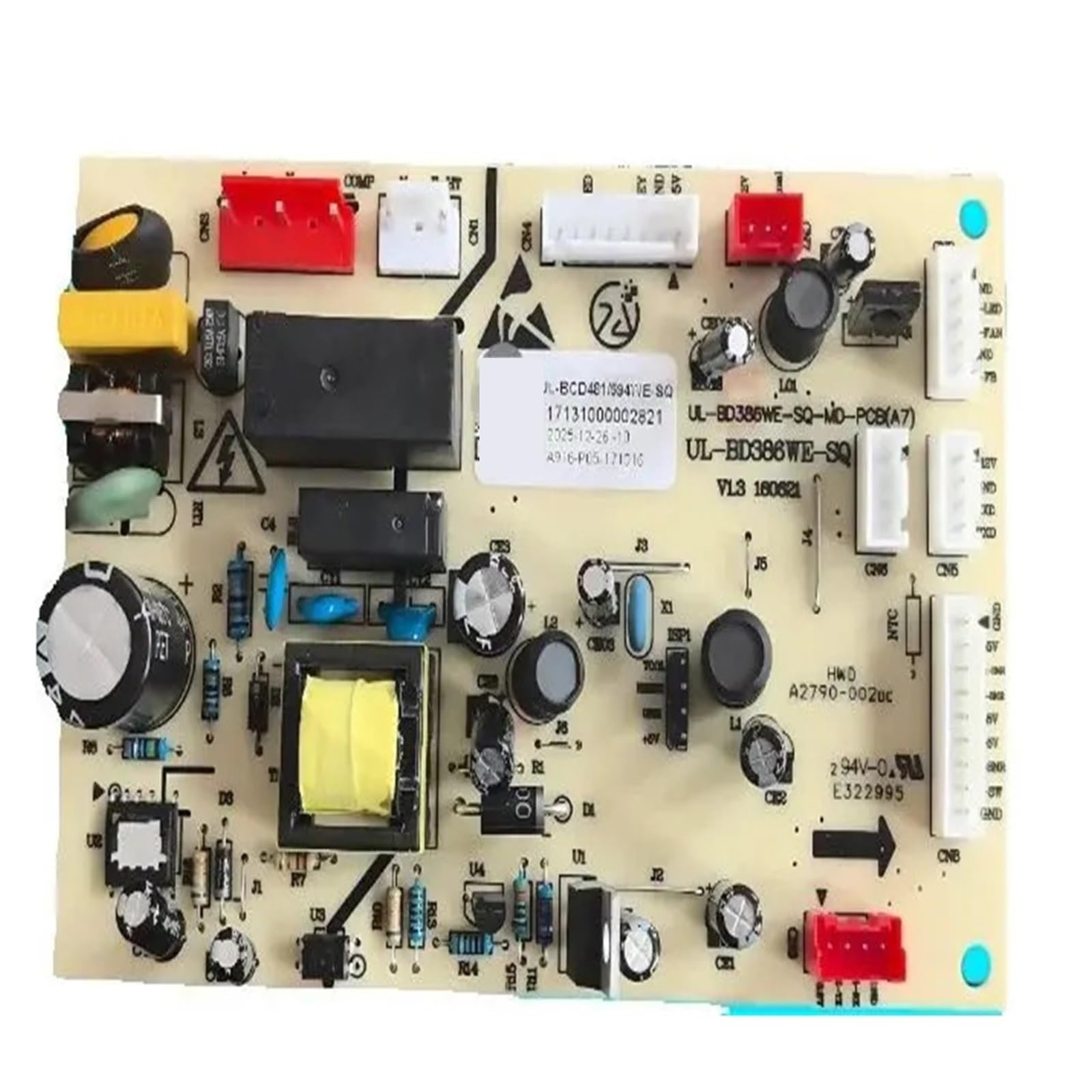 Wljbityhw One Color Control Board 17131000002821 Refrigerator Motherboard Ul-Bd386we-Sq