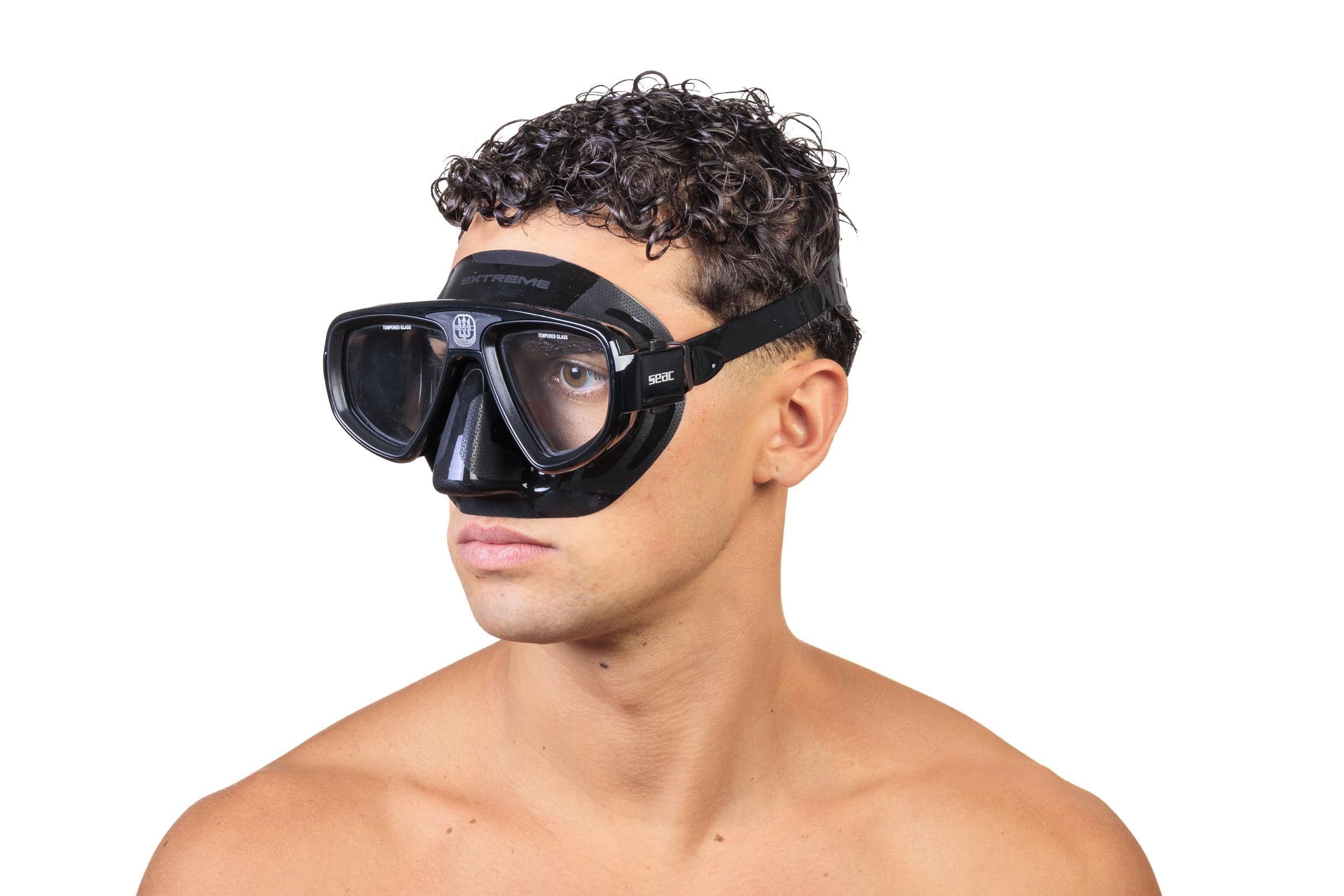 SEAC Set BIS Extreme Dry, Kit en Silicone pour Plongée sous-Marine et en apnée avec Masque et Tuba avec Système Dry Top et soupape de Purge