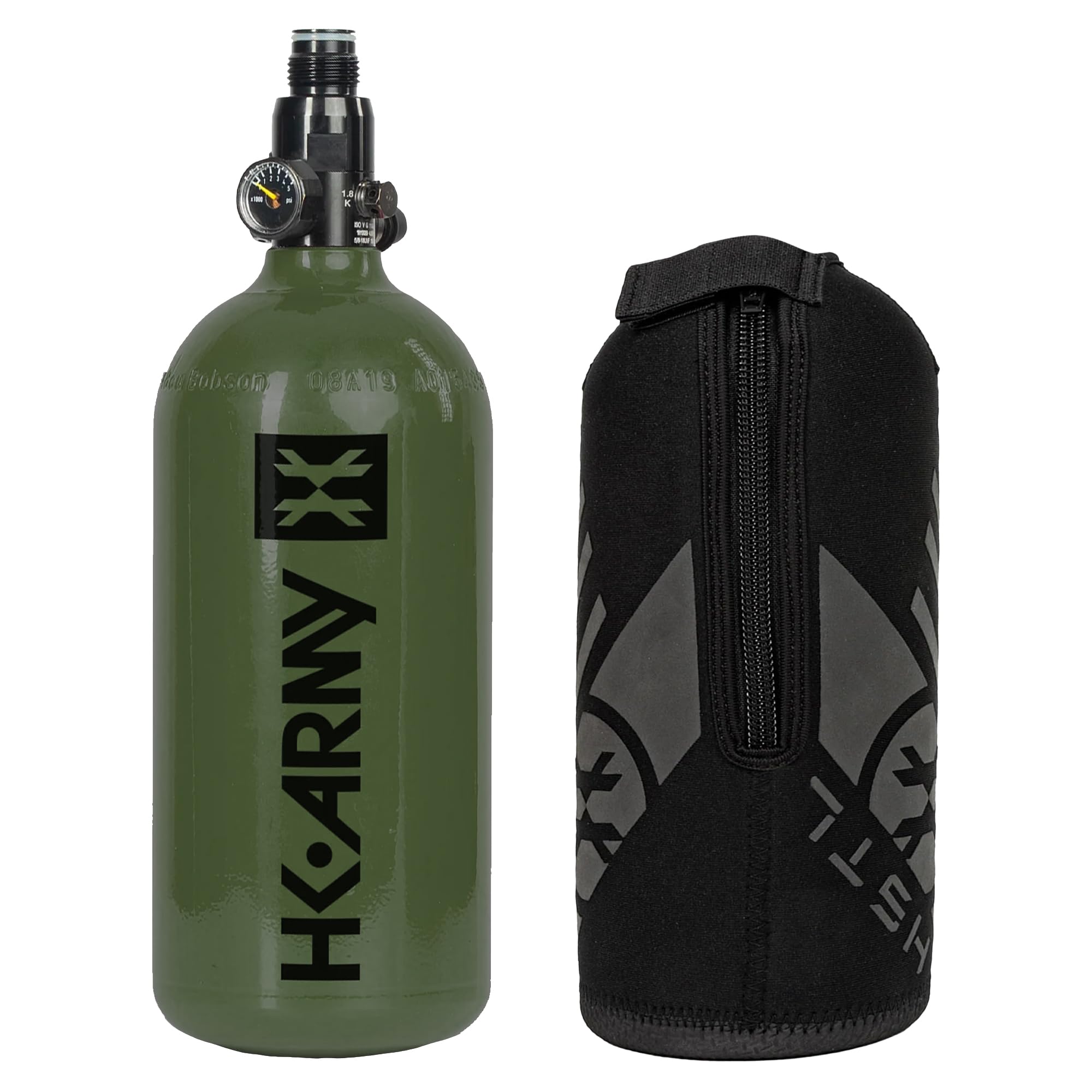 HK Army Aluminum Compressed Air HPA Paintball Tank Air Systems - Standard Regulator