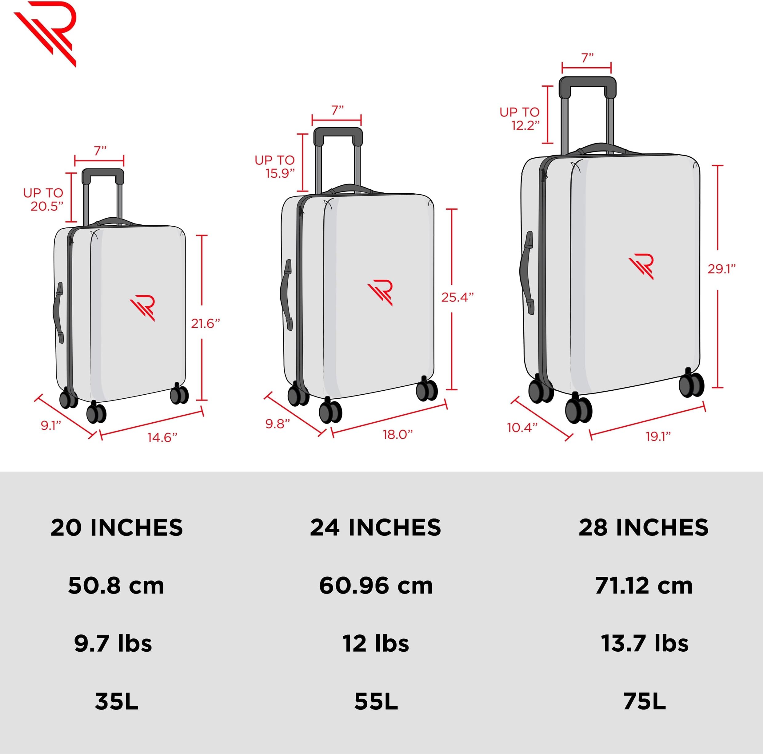 Reflection ISTANBUL theme PP Suitcase, Durable, Lightweight Hardshell, Telescopic Handle, Vertical Series Travel Luggage Trolley with 4 Quiet 360° Wheels and TSA Lock (Pink, 28-Inch)