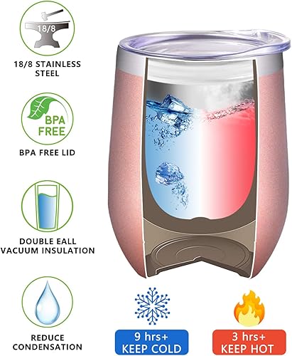 Miniatura 2 de Sometimes You Forget That You are Awesome-Birthday Leaving Graduation Christmas Thank You Gifts for Women Friends Companers BFF Vaso de vino de