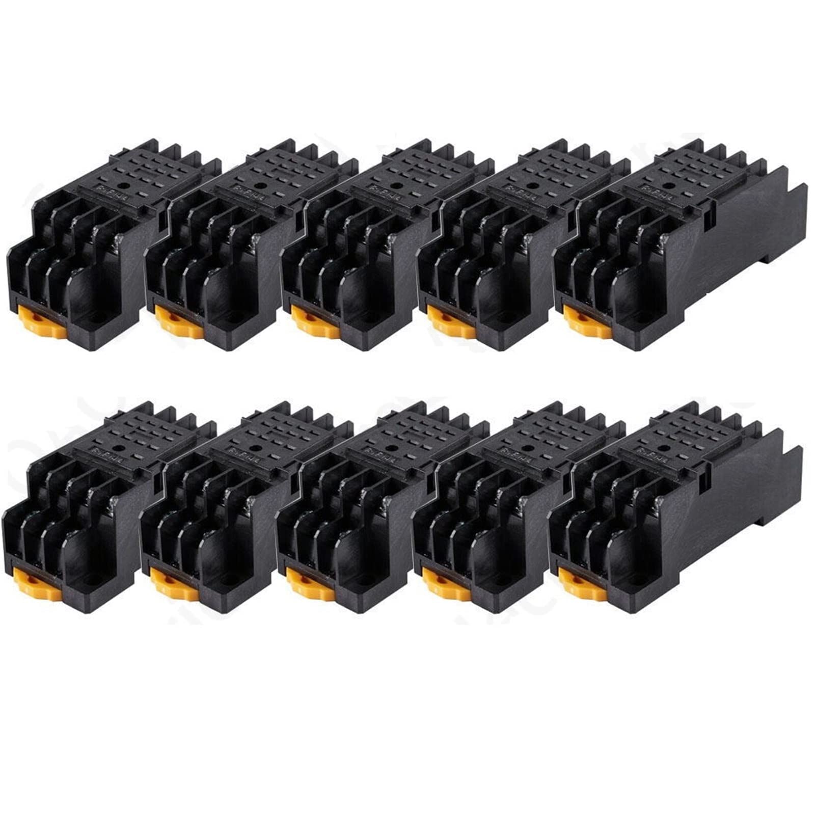 VDOQTLJT 10PCS Relay Base PYF14A 14 Needle Used H3Y - 4. p MY4NJ MY4N J HH54P