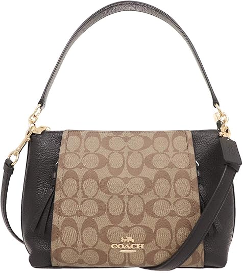 coach zip shoulder bag