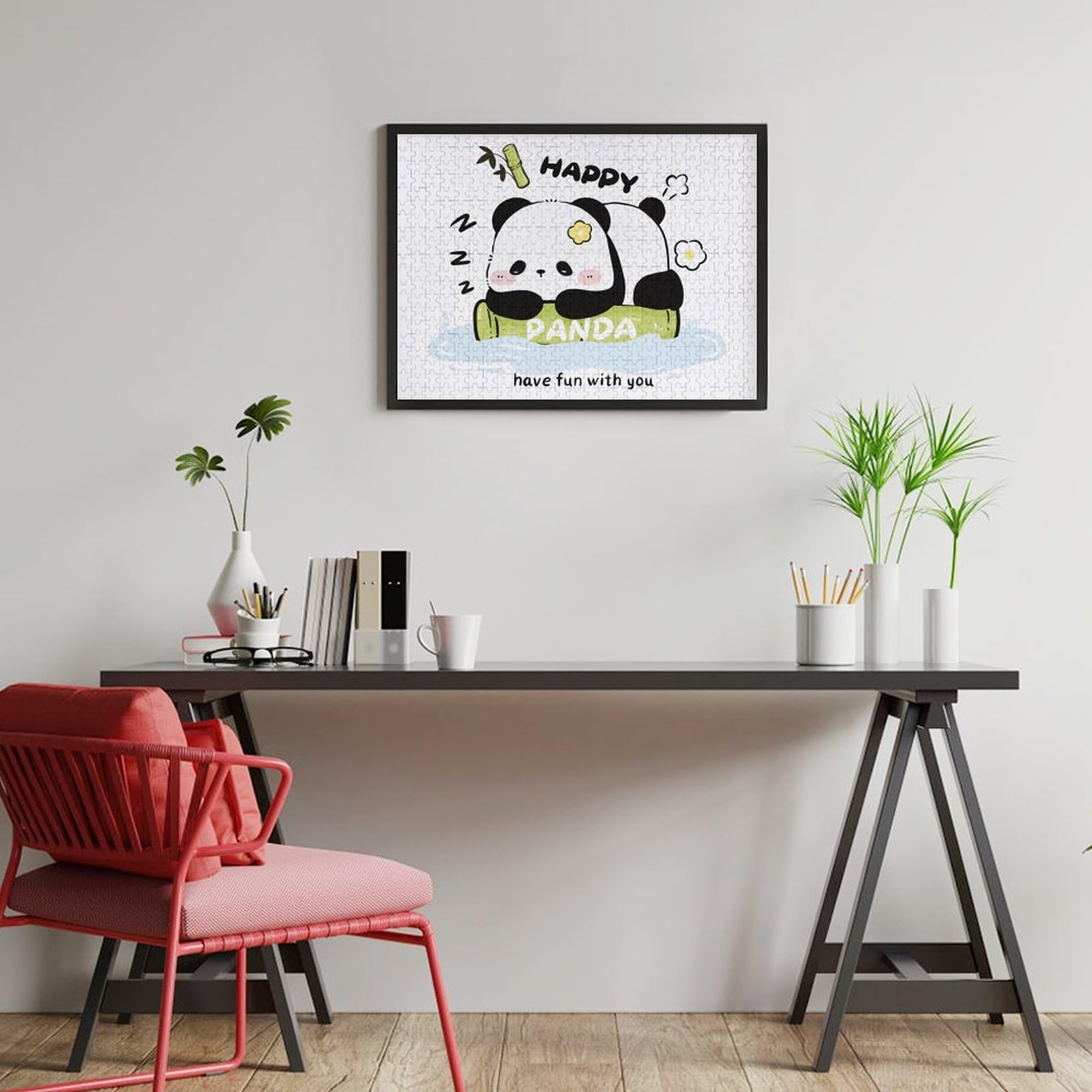 Amazon.co.jp: ジグソーパズル パンダ かわいい パズル 500ピース 木製 