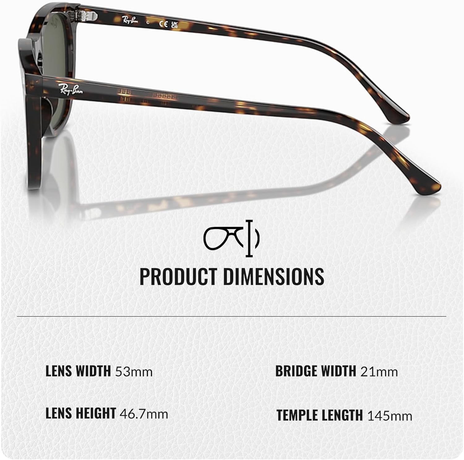 Ray-Ban RB2210 Square Shaped Sunglasses for Men & Women with Official RAYBAN Eyewear Kit