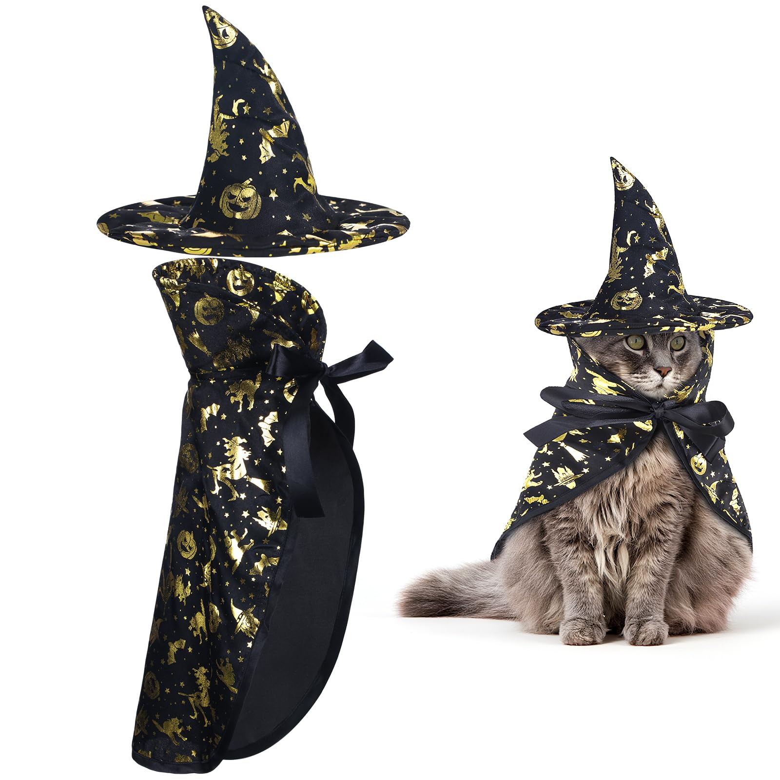 Déguisement chat et chiot confortable qui reste en place pour Halloween