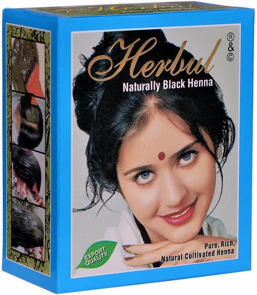 Naturally Black Henna Hair Color