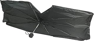 エマーソン(Emerson) 車内用品 日よけ ジムニー専用 傘型シェード ジムニー(JB64)/ジムニーシエラ(JB74)専用 遮光 遮熱 曲がるシャフト ルームミラー部スリット設計 吸盤不使用 簡単着脱 10本骨組み 丈夫 収納ケース コンパクト 440x1210mm JIMNY&JIMNY SIERRA EMERSON EM-279