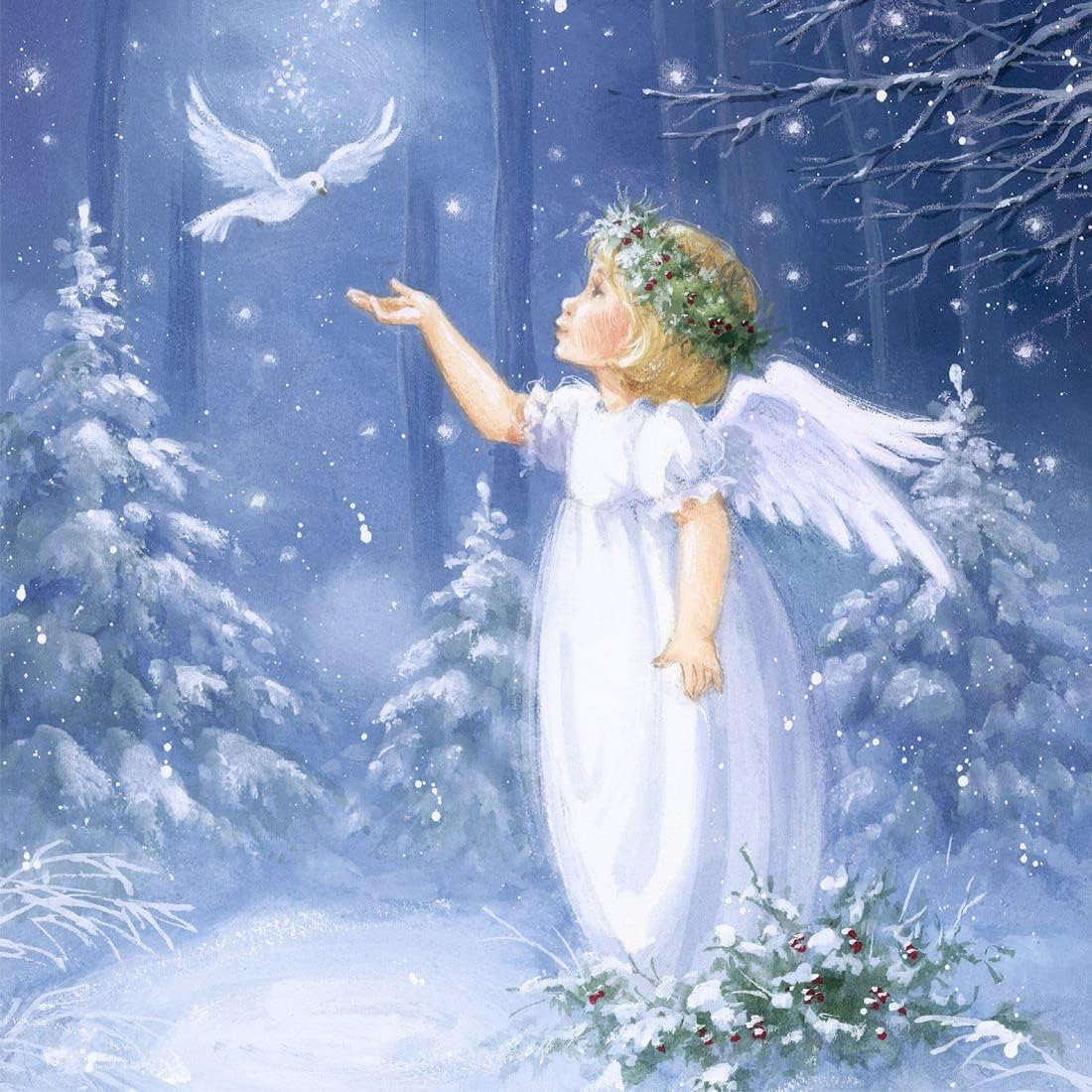 PPD Papierserviette 20 Servietten Winter Forest 33x33cm, (20 St