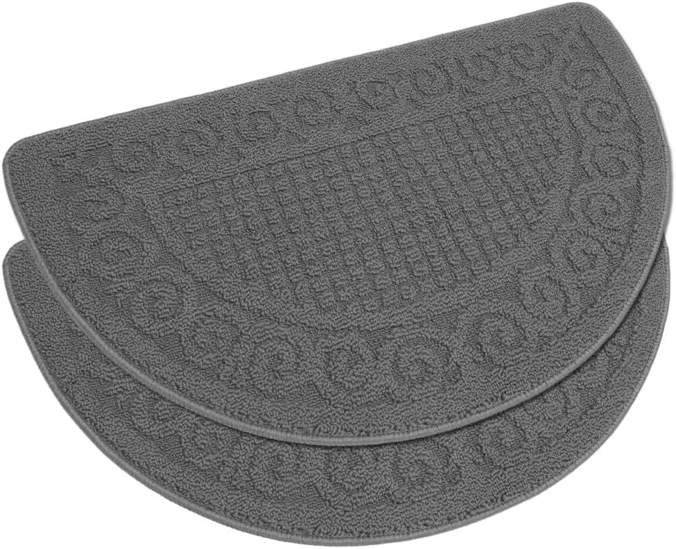 VANZAVANZU Kitchen Rugs, 2 Pack 31"x19" Kitchen Mats, Half