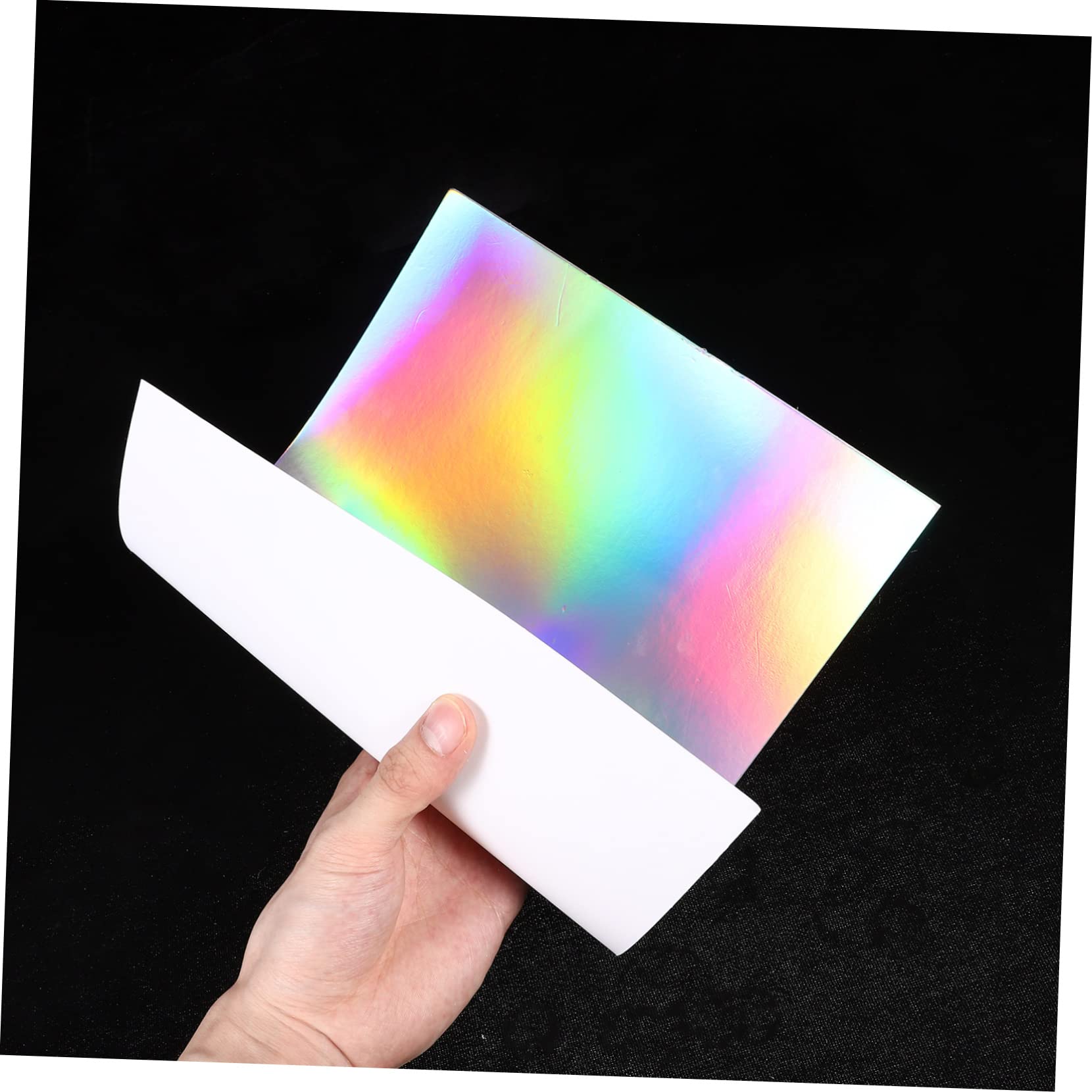 SEWACC 50 Feuilles de Papier Kraft Décoratif Carré pour Loisirs Créatifs, Pliage et Collage, Papier Artisanal Soi-même pour Projets Artistiques et Décoration Maison