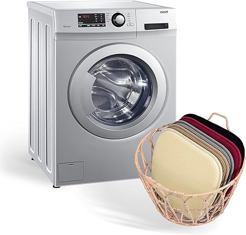 Miniatura 5 de Shinnwa Paquete de 4 cojines para sillas de comedor, almohadillas antideslizantes para sillas de interior, cojines de asiento en forma de U, 15 x 16