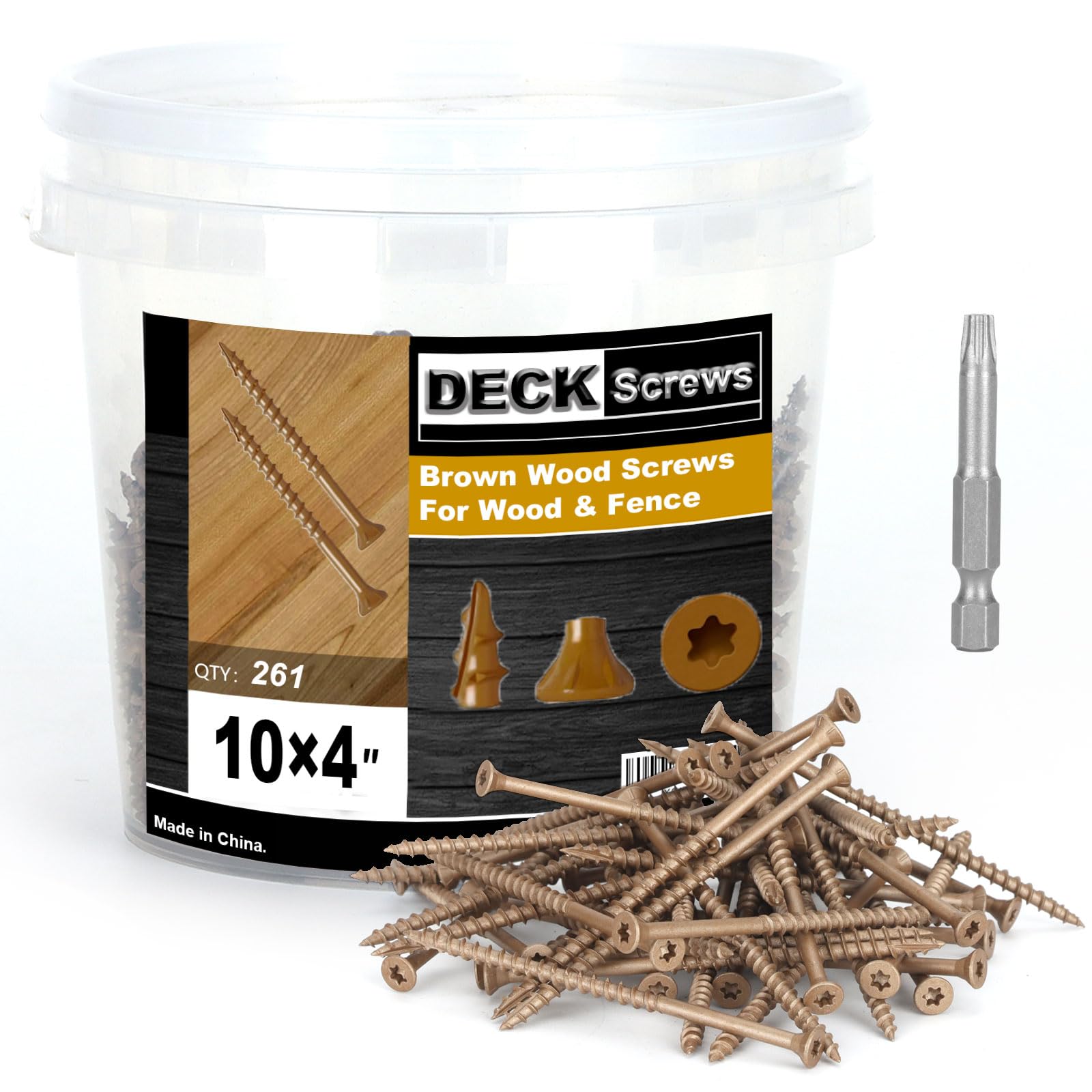Bobibbi Deck Screws #10 x 3" - 5lb Pack -23