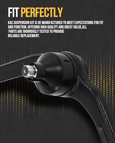 Miniatura 7 de KAC Kit de montaje de brazo de control superior delantero apto para RainierTrailblazerEnvoy 04-07, Chevy Ssr 03-06, Ascender 04-08, 9-7x 05-09wbrazo