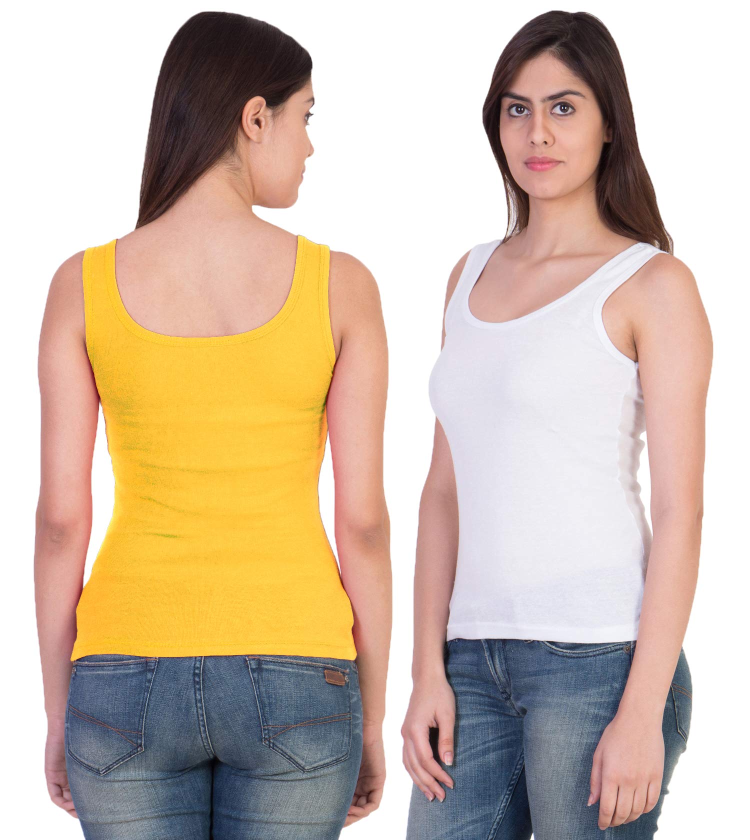 Cotton Tank Top Vest Top Camisole Sando Inner Wear Camis for Women, Girls