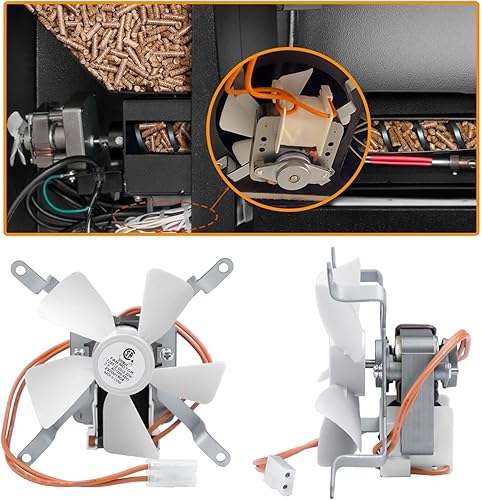 Miniatura 6 de Piezas de repuesto mejoradas para ventilador de inducción compatibles con Pit Boss & Traeger, parrillas de pellets de madera Camp Chef, parrillas