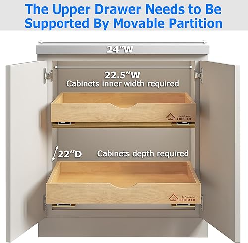 Miniatura 5 de WelFurGeer Organizador de armario extraíble, organizadores de gabinete y almacenamiento, organizadores de armario y almacenamiento, organizador de