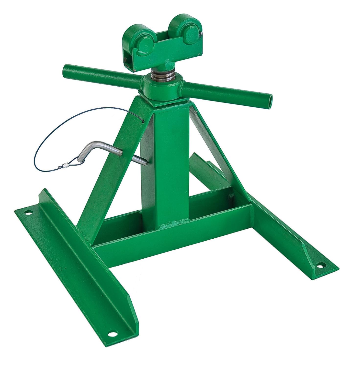 Greenlee 17076 NA Reel Stands 13" to 28" Ratchet Reel Stand with Roller Bearings 687