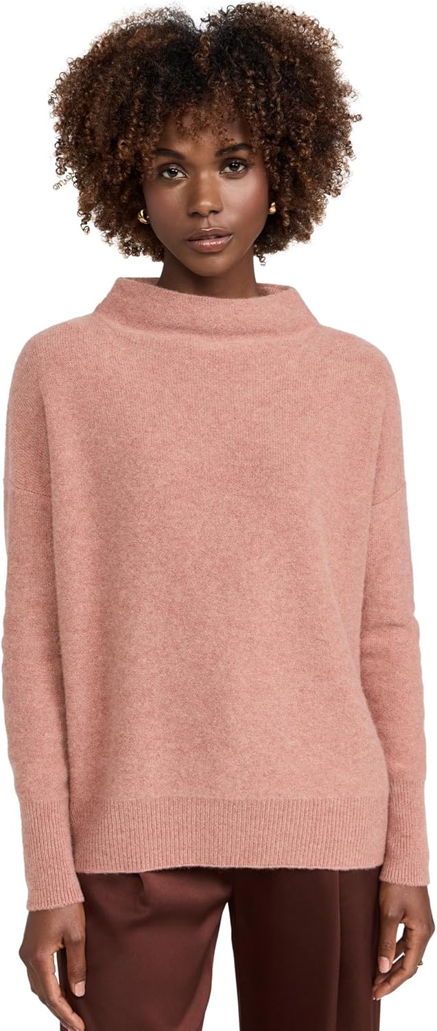 Vince Women's Boiled Funnel Neck Pullover