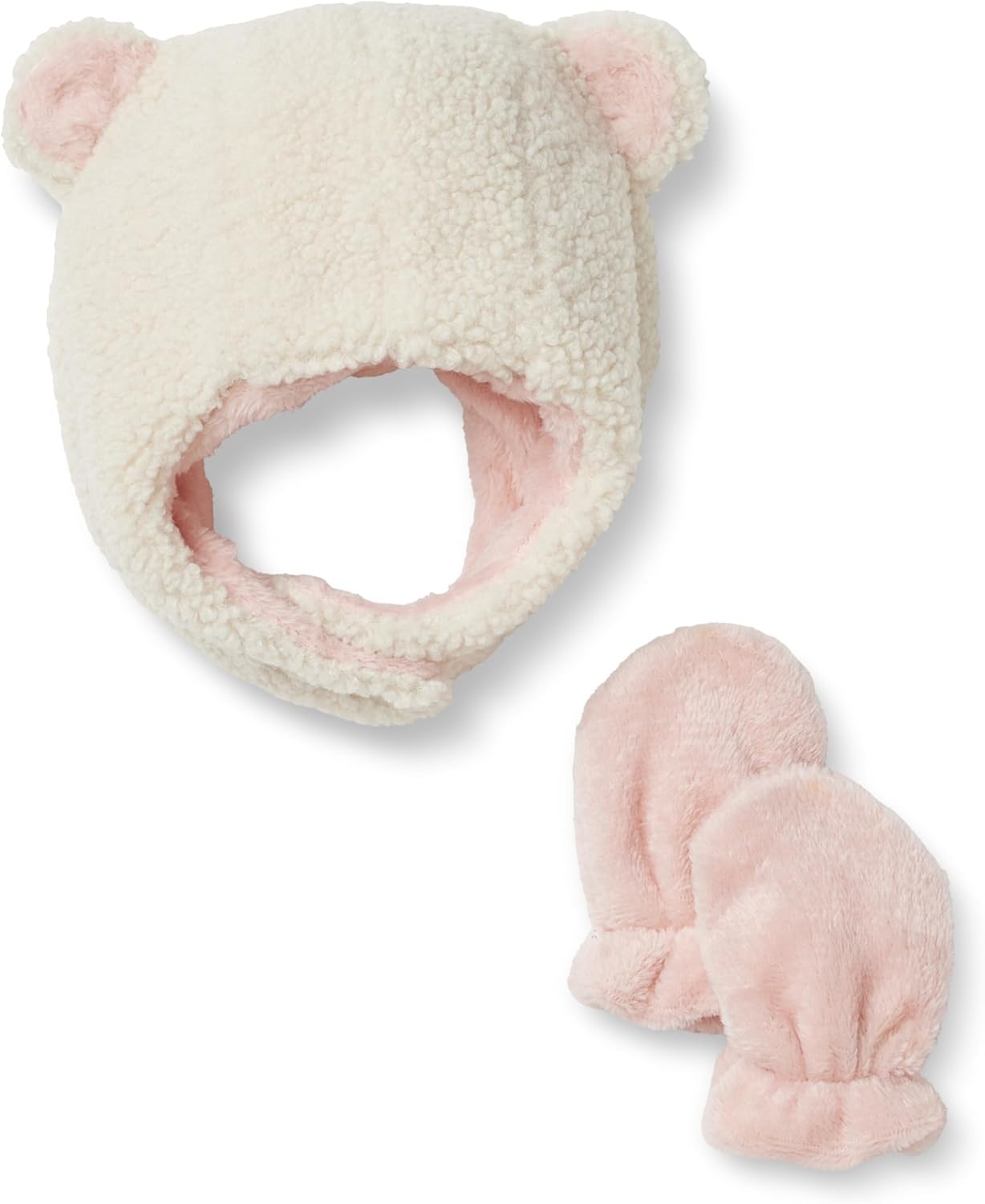 Amazon Essentials x Sofia Grainge Unisex Babies’ Hat and Mittens Set Amazon Essentials x Sofia Grainge Unisex Babies’ Hat and Mittens Set