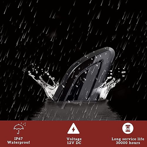 Miniatura 5 de SAUTVS Luces traseras LED negras ahumadas para Can Am Spyder, luces direccionales traseras de freno para Can-Am Spyder F3 todos los modelos