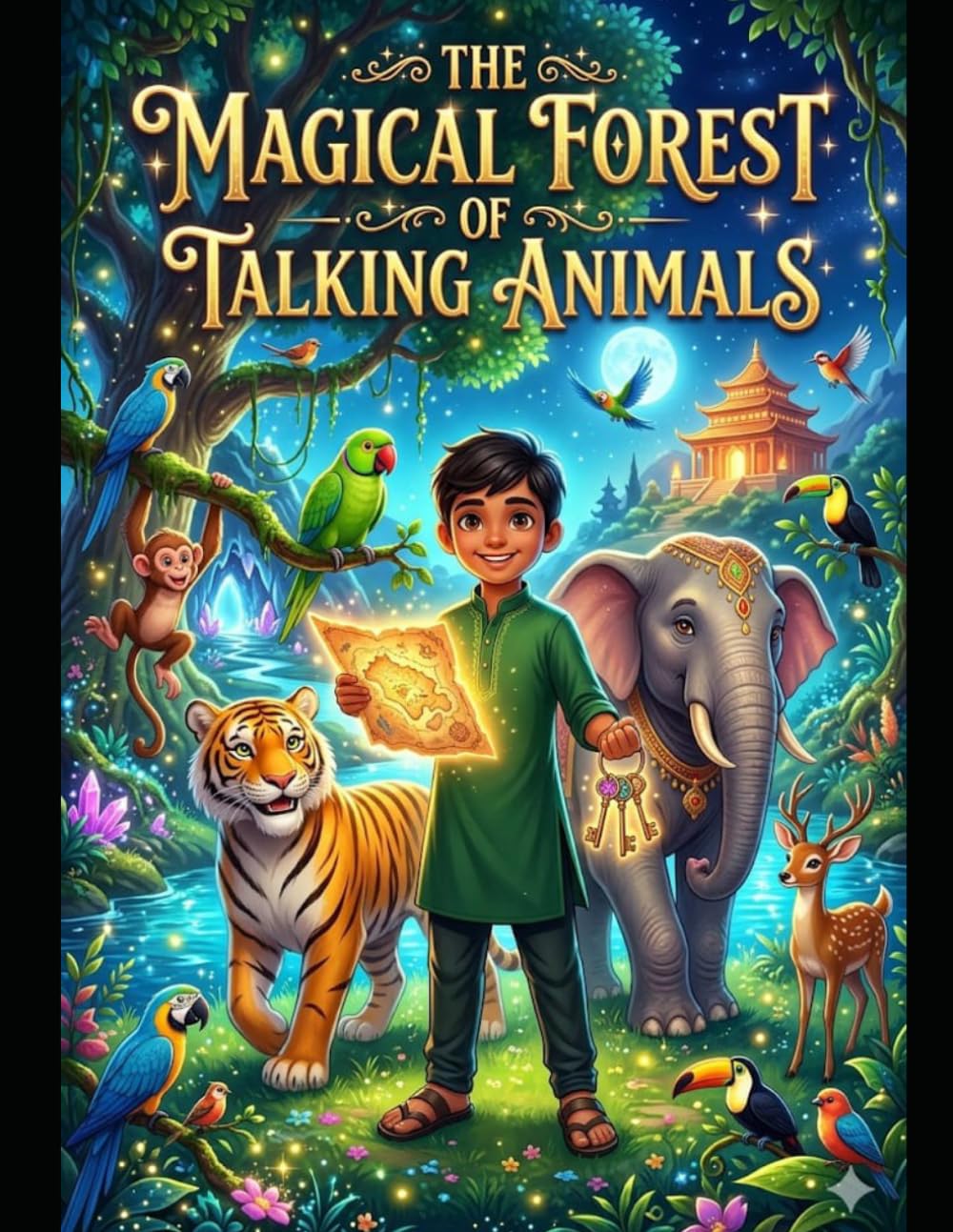 The Magical Forest of Talking Animals: A Magical Adventure of Courage and Kindness