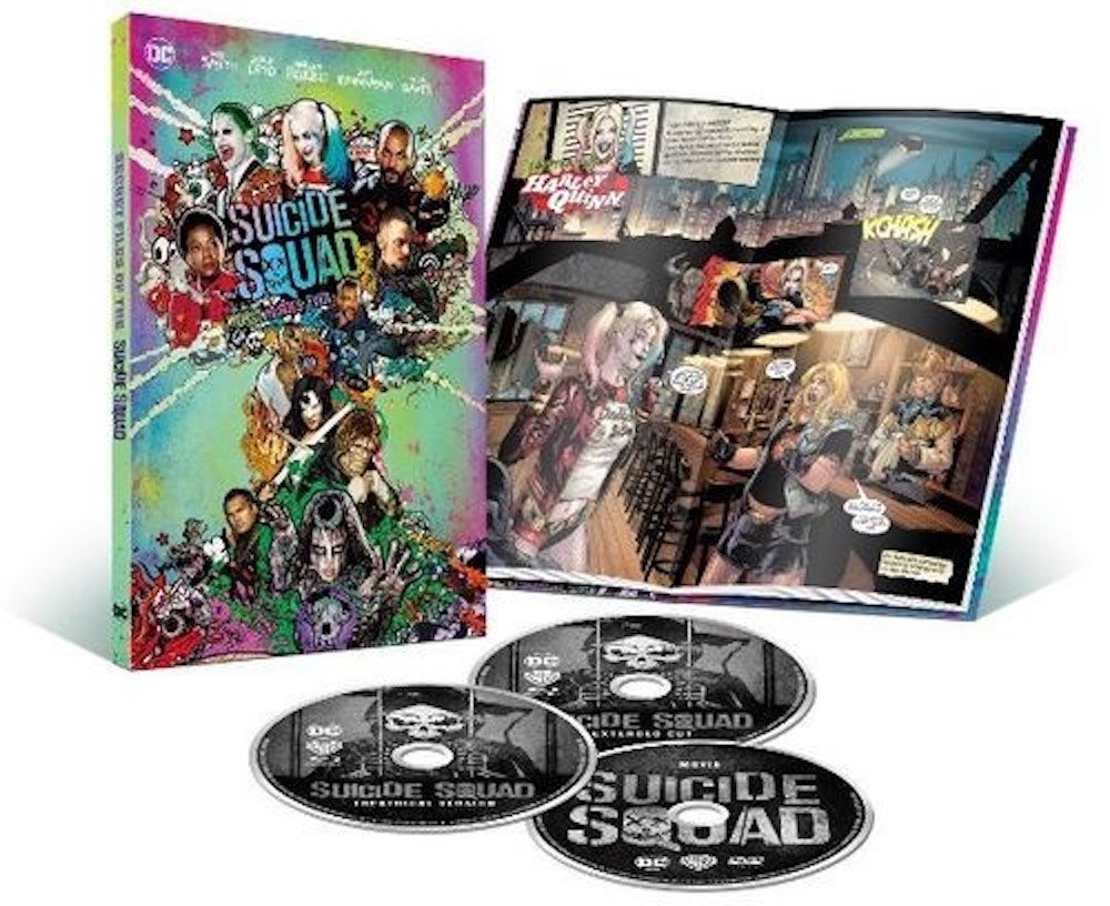 Suicide Squad Extended Cut with Exclusive Graphic Novel (Blu-ray + DVD + Digital Copy)