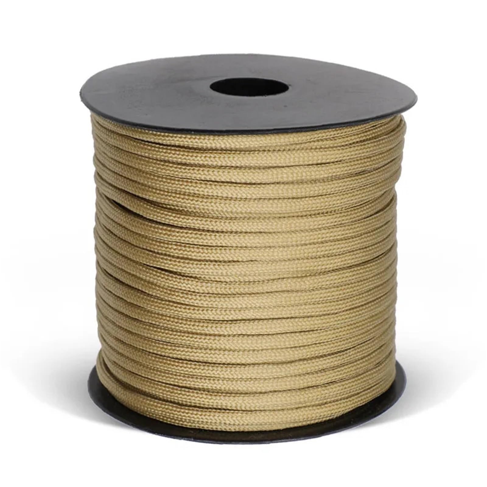 Paracord 9 Strand 4mm 650 Paracord 50m 100m Parachute Cord Camping DIY Weaving Rope Outdoor Survival Line(9C Khaki,100M)