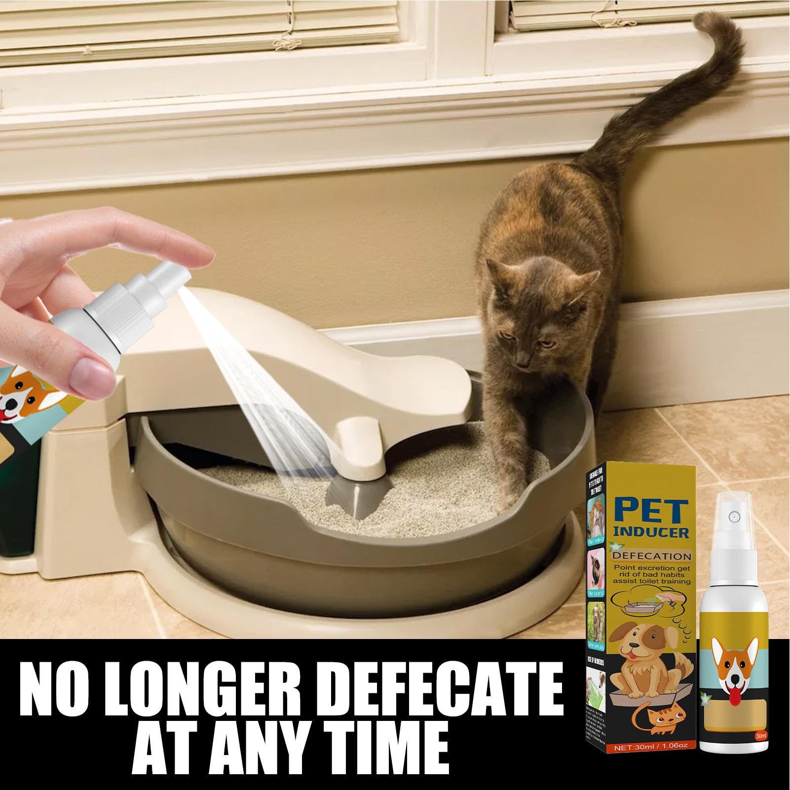Dog Spray, Potty Training, 30 ml Natural Formula Pee Poop, Safe Cat Dog Indoor Outdoor Aid, Toilet Solutions for Housebreaking and Behavior Control, 4,13 x 1,06 pollici