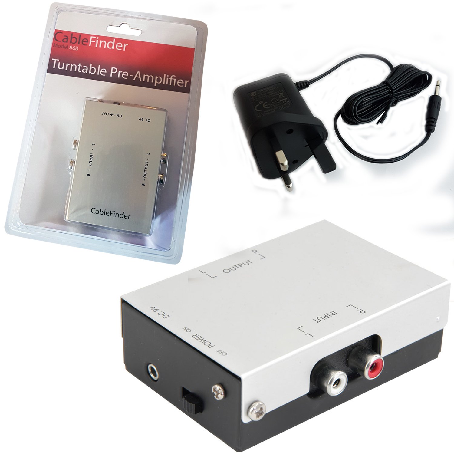 PRE-AMPLIFIER - PHONO TO STEREO RCA PREAMP - TURNTABLE TO LINE LEVEL AMP