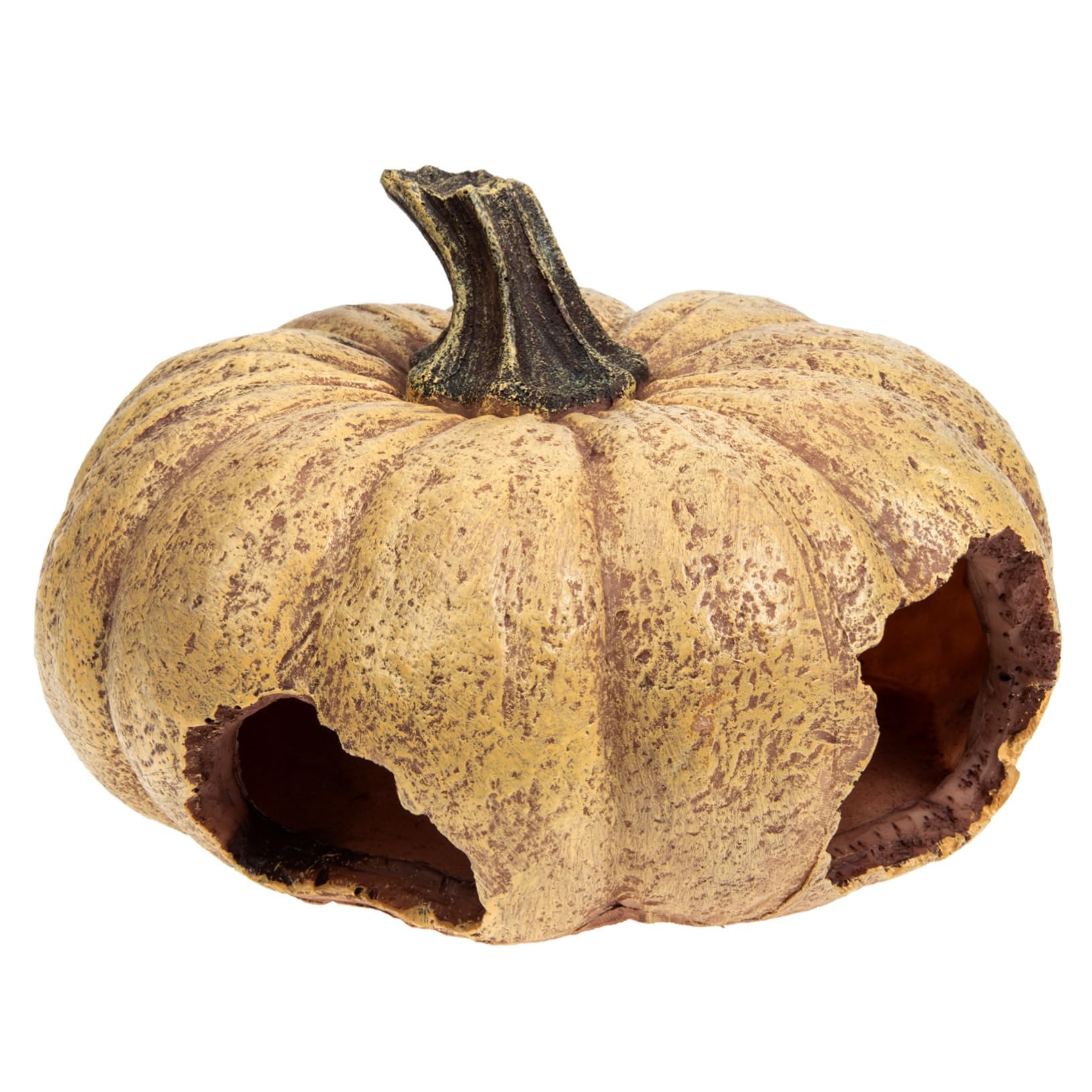 HANABASS Decorative Pumpkin Reptile Hideout Per Rettili e Terrari Accessorio Per Decorazioni Terrario Resistente All Idea Per Rettili