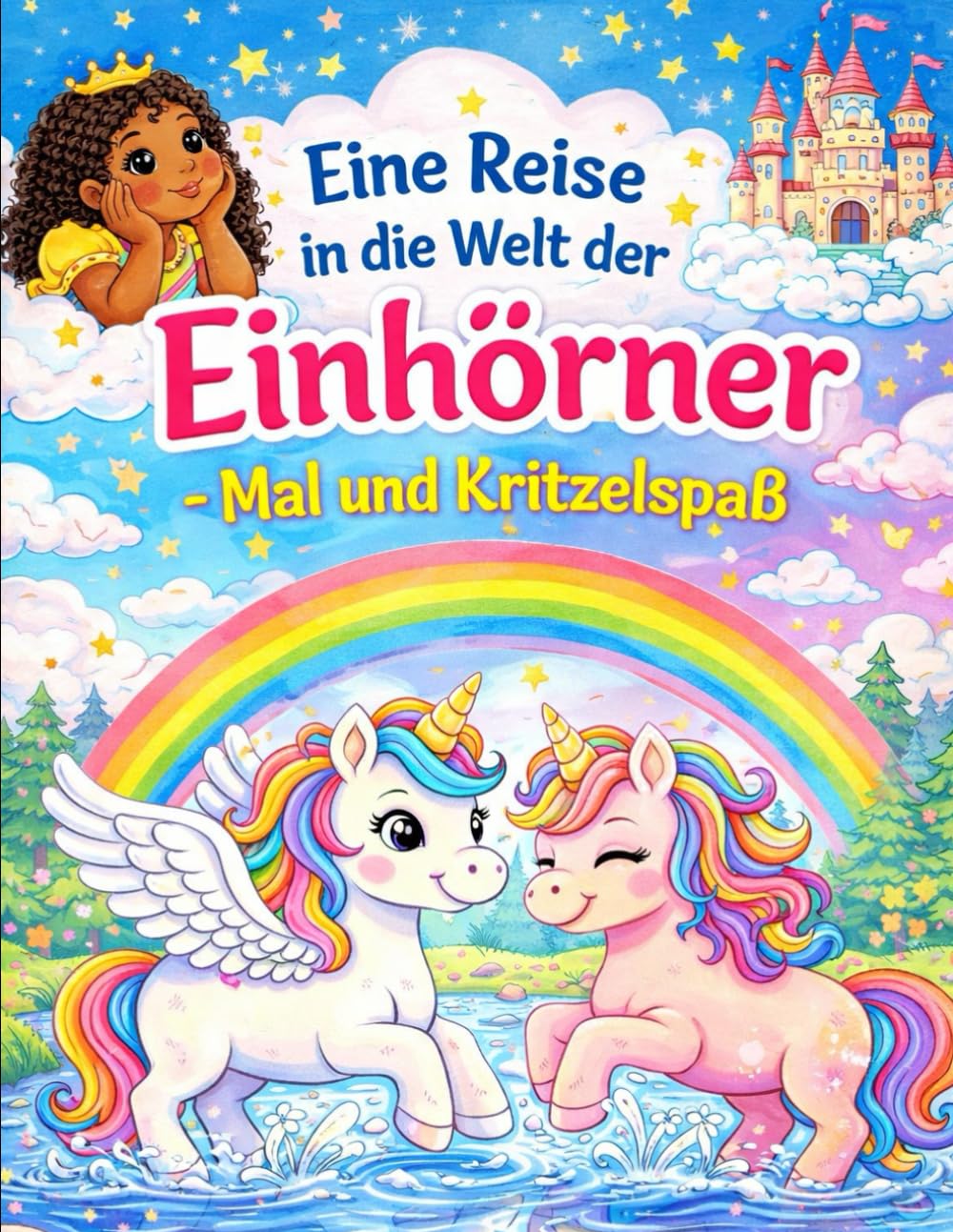 Eine Reise in die Welt der Einhörner: Mal und Kritzelspaß
