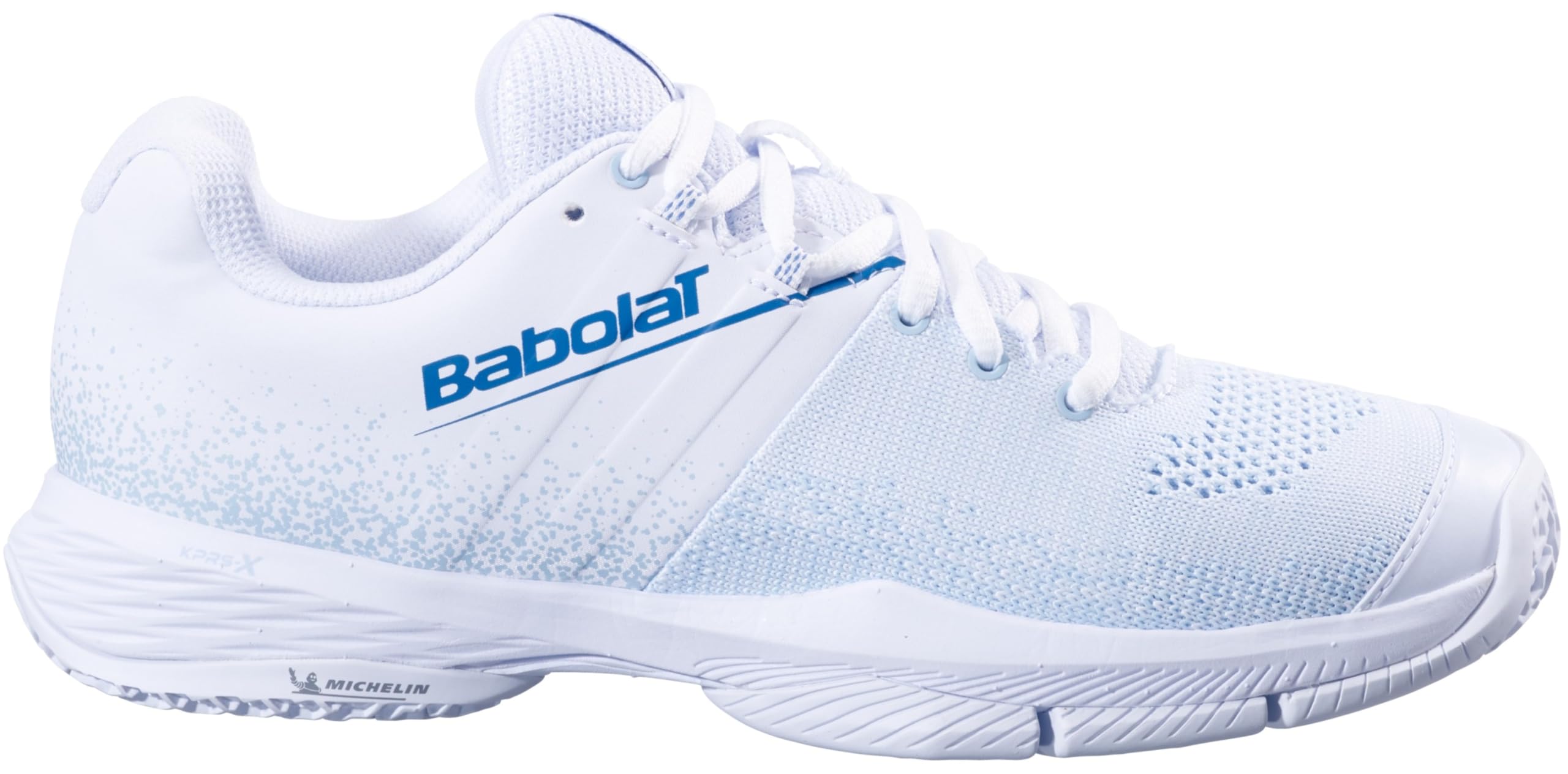 Babolat Damen Sensa Padelschuhe Padelschuh Weiß-Blau Eu Neu