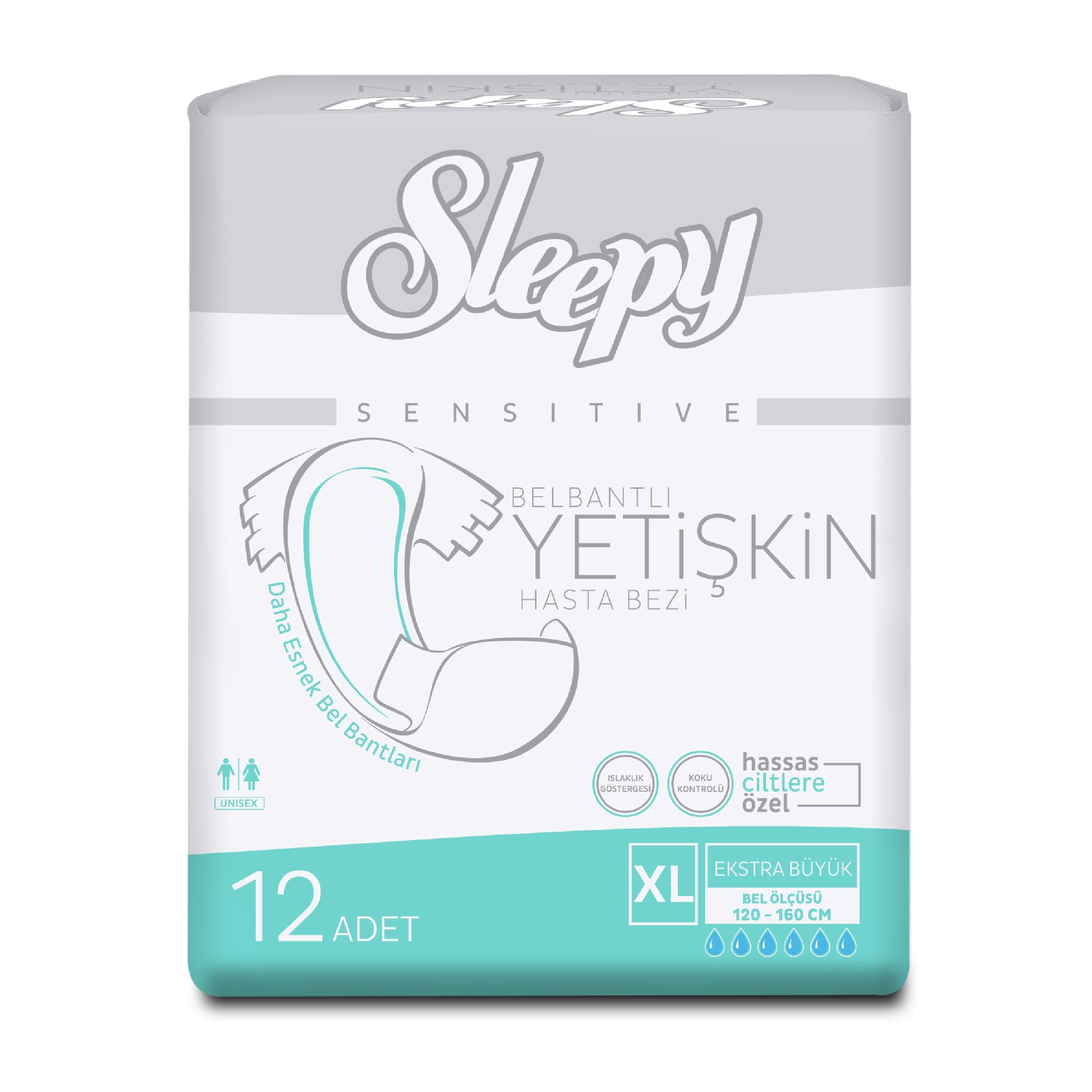 Sleepy Xlarge Yetişkin Bezi 12 Adet