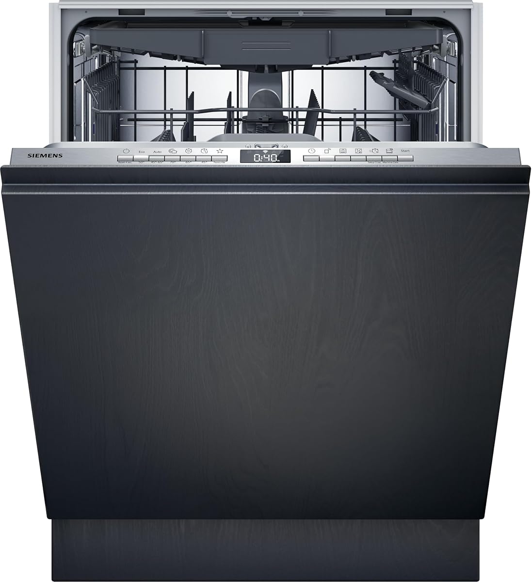 Siemens SN63EX06VE iQ300 Fully Integrated Smart Dishwasher, Cutlery Drawer, Extra Quiet, VarioSpeed, Automatic Door Opening, Triple rackMatic, infoLight, IntensiveZone, 60 cm : Amazon.de: Large Appliances