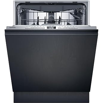 Siemens iQ300 SX63EX06VE Fully Integrated Dishwasher 60 cm XXL Height | Trocknung durch automatisches &Ouml;ffnen der T&uuml;r, blauer 