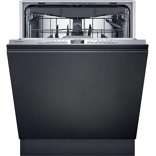 Siemens SN63EX06VE, iQ300 Smarter Geschirrspüler, Vollintegrierte Spülmaschine, 60 cm, Besteckschublade, Extra leise, varioSpeed, Automatische Türöffnung, 3-fach rackMatic, infoLight, intensiveZone