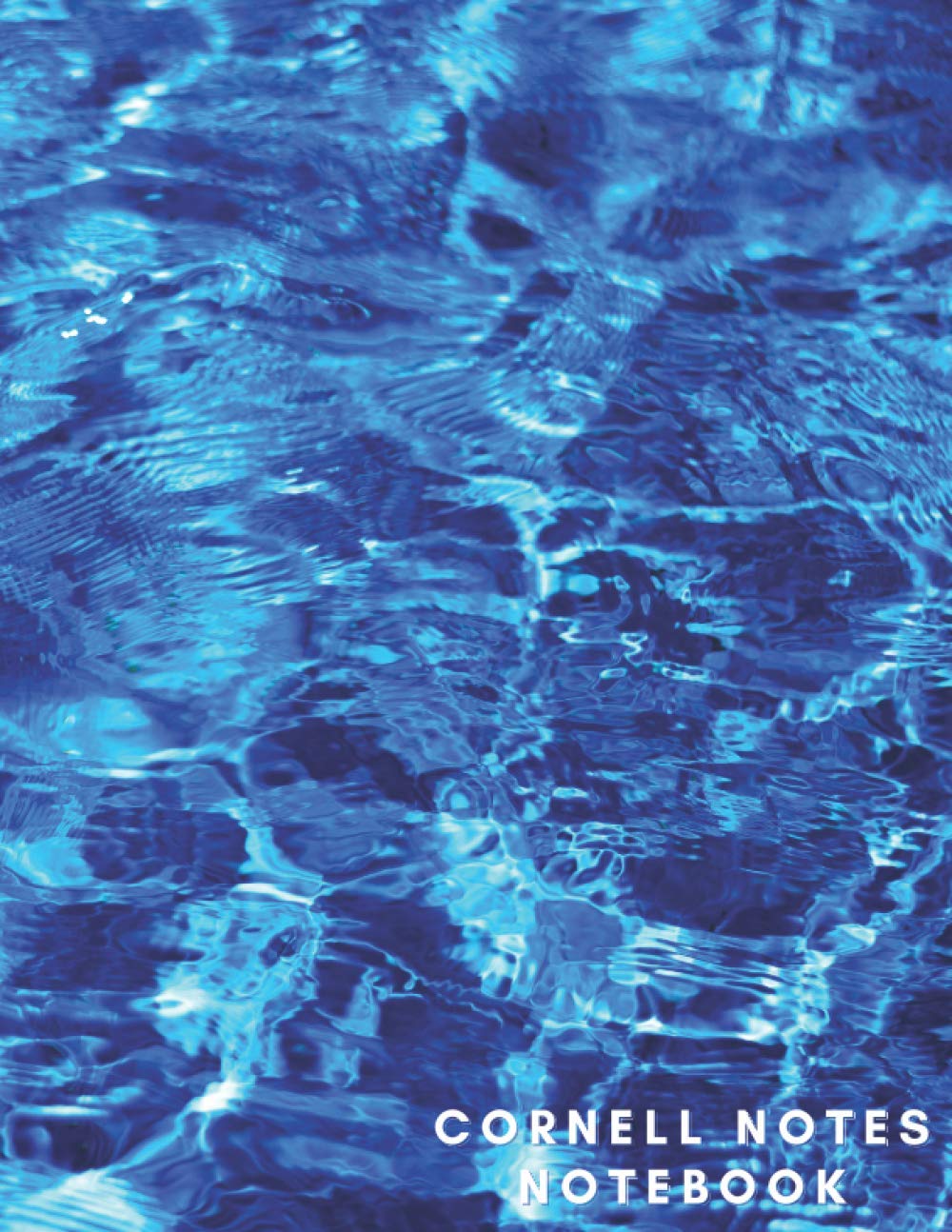 Cornell Notes Notebook: Cornell Note Taking System Notebook for Students at School and University. Blue Pool premium cover. College Ruled Composition Paper – Large 110 Pages (8.5 x 11)