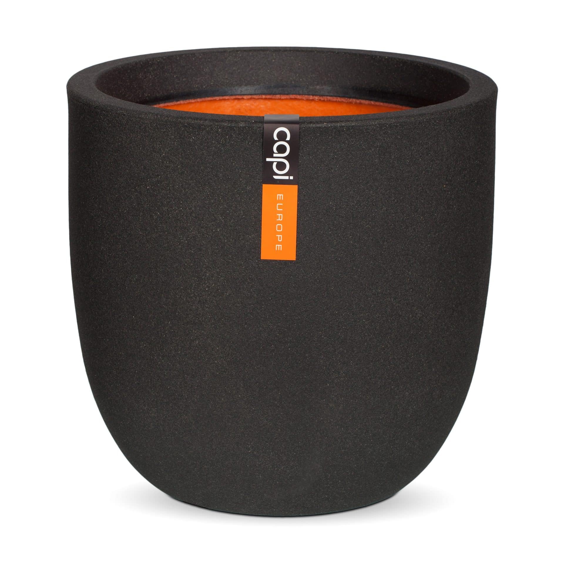 Capi Europe - Blumentopf Kugel Smooth NL - 43x41 - Schwarz 