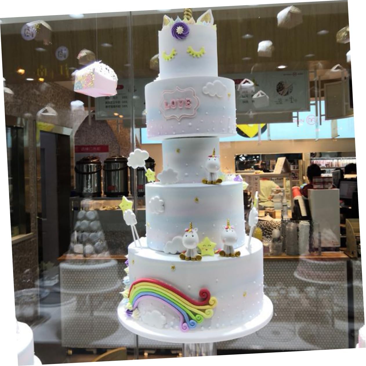 4pcs Foam Cake Model Use Gathering Fake Cake Multi-Function Dummies Practicing Foams Tier Dummy Mold for Dummy Tier s Display Baby White