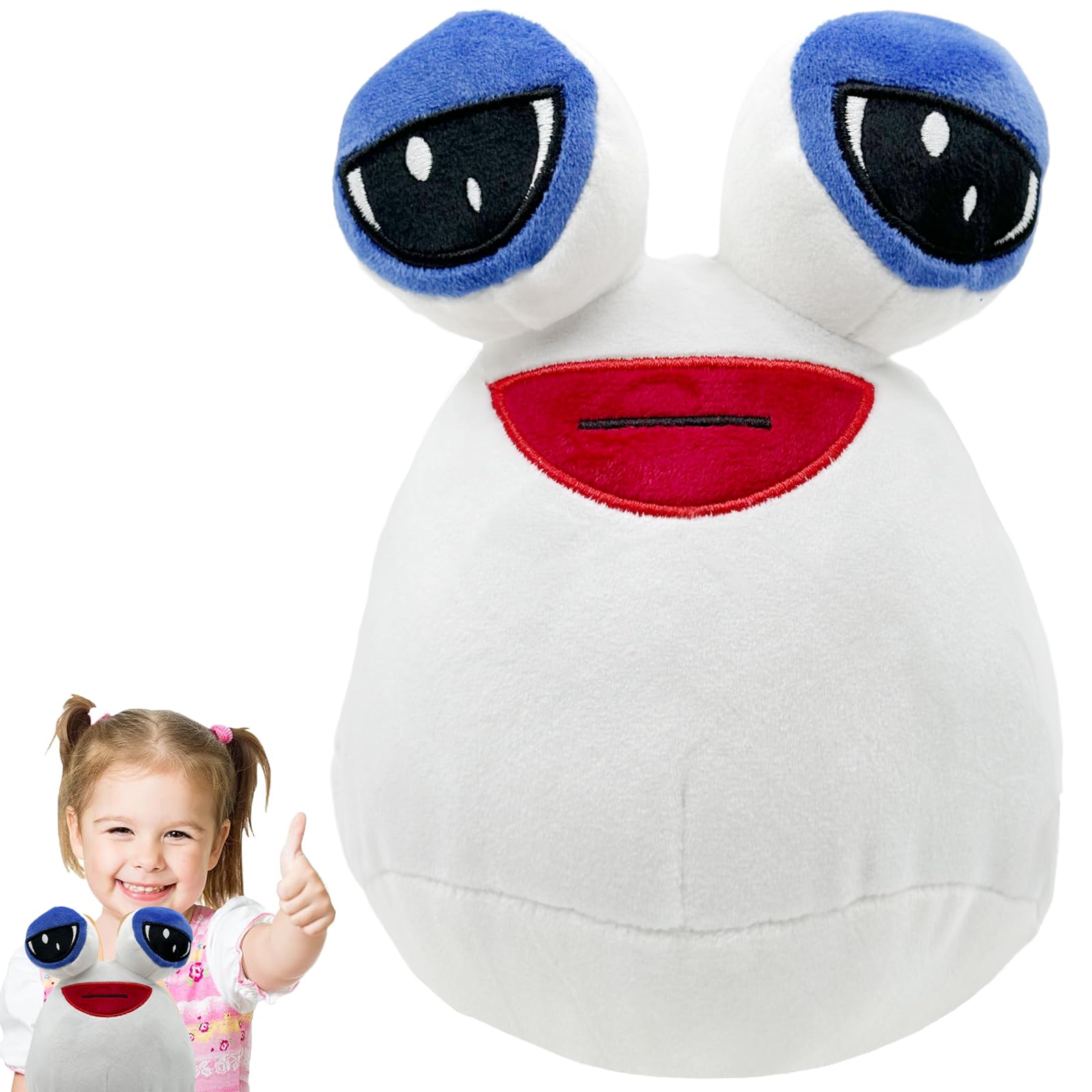 AOMAIGAD Juguete de Peluche Alien Pou,Muñeco de Peluche Pou de 22 cm, Alien Pou Juguete de Peluche,Alien Pou,POU Peluches for Niños Niñas Niños Regalos de Cumpleaños (C)