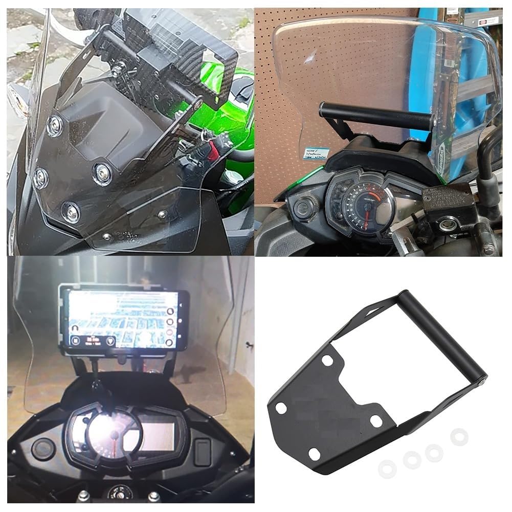 Motorcycle Navigation GPS Bar Mount Bracket for Versys-X300 Versys X-300 X300 Versys X 300 Versys-X 300 VersysX300 KLE300 2017-2023 2022, 22mm Expansion Crossbar Mobile Phone Stand Holder Support