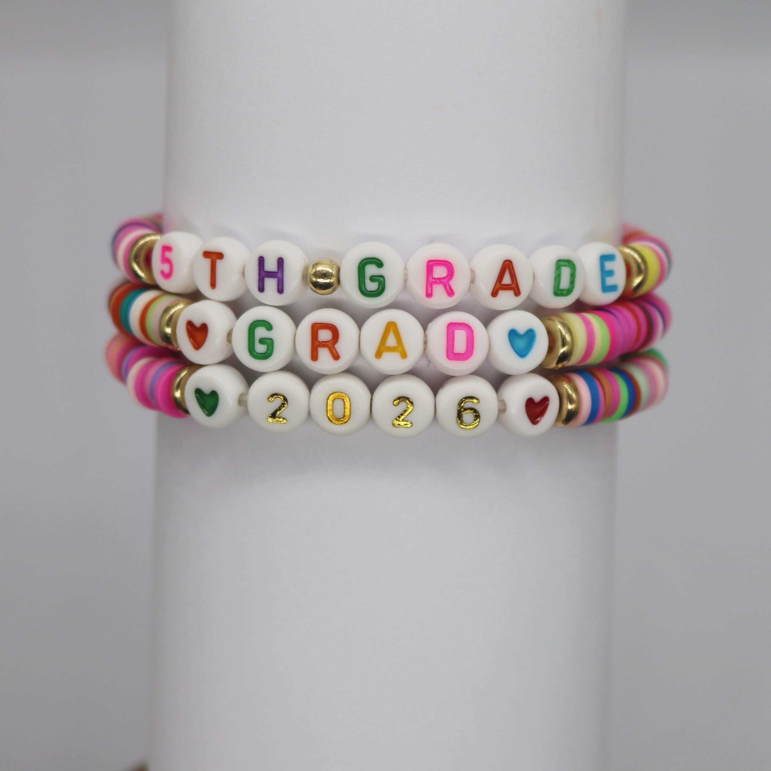 5TH Grade Graduation Bracelet Gifts for Girls Her, 5TH Grade Graduation Decorations 2026, Last Day of 5th Grade Elementary School Graduation Gifts, Bye Bye 5th Grade End of School Year Gift